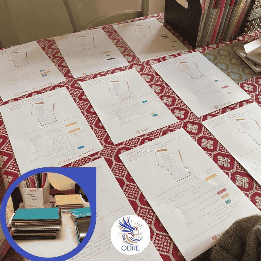 Je vous aide à trier, organiser et simplifier votre administratif pour retrouver de la clarté mentale